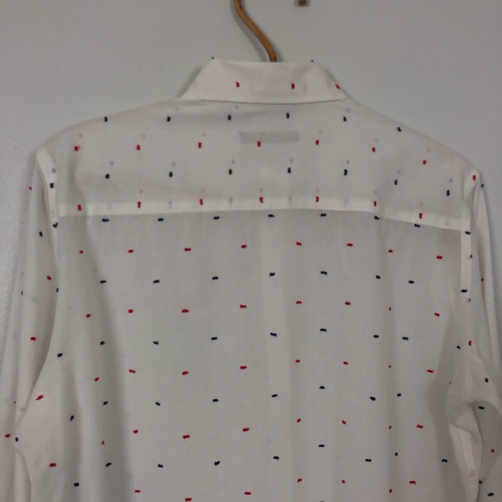 Adolfo Dominguez Long Sleeve Button Down Shirt 8.5 - Picture 7 of 8